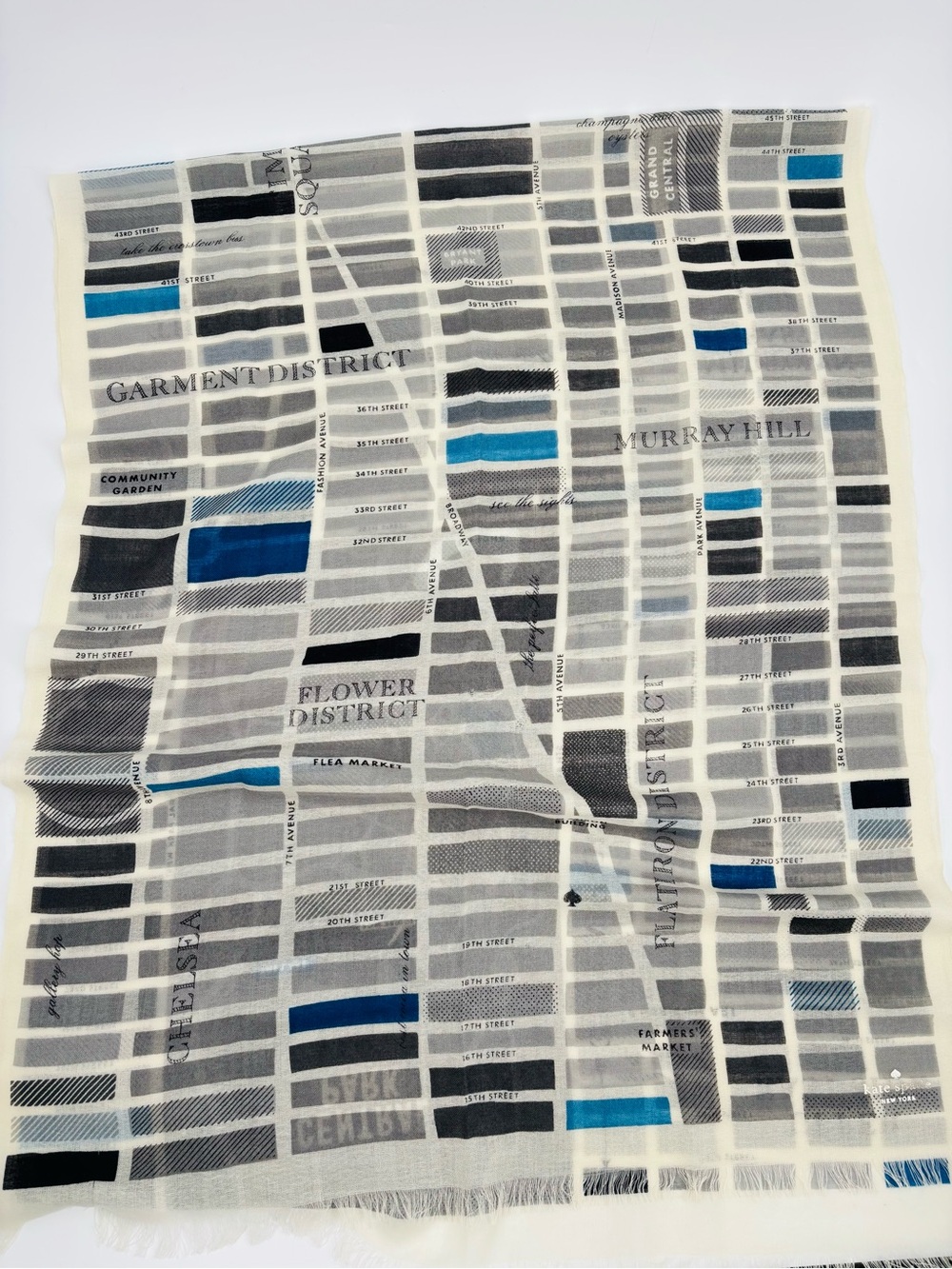 Kate Spade new york map scarf - Picture 4 of 11